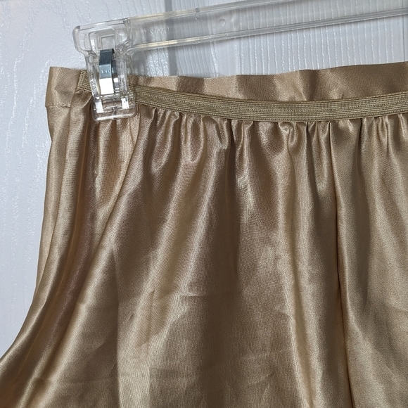 Vintage 80s‎ St. Michael Marks & Spencer Gold Satin Cami/Shorts Set - RARE SET - Picture 11 of 13